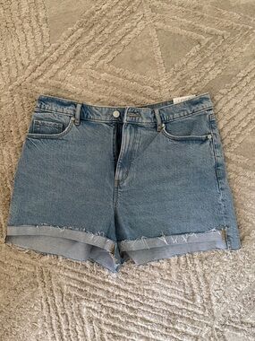 LOFT Light Blue Denim Roll-Cuff Women's Shorts